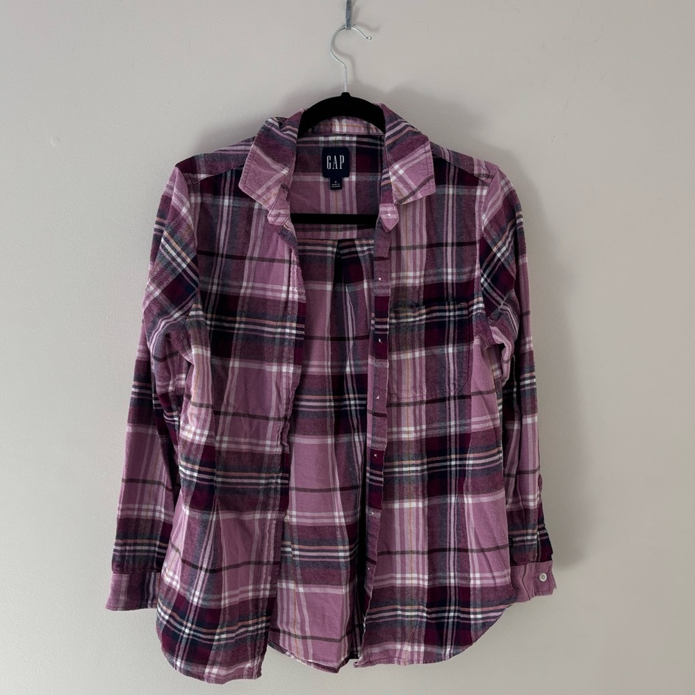 Gap Flannel Button Down - image 1